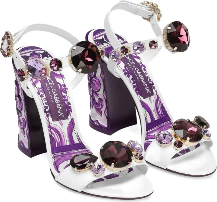 Rhinestone-Embellished Sandals - Image 2