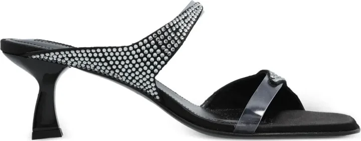 Rhinestone-Embellished Sandals