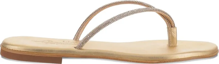 Rhinestone-Embellished Sandals