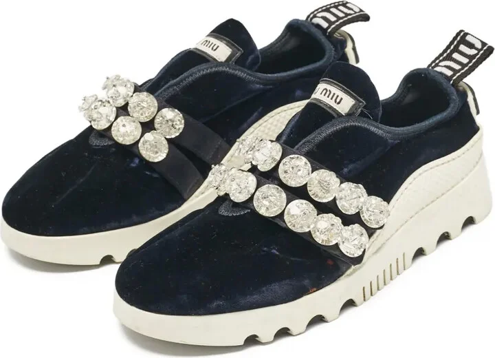 Rhinestone-Embellished Sneakers - Image 4