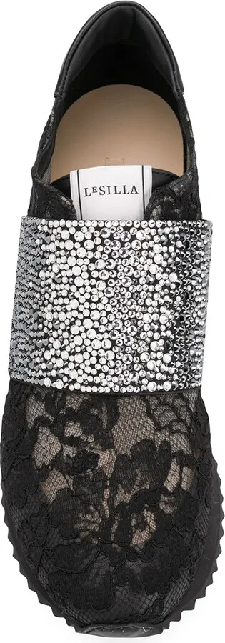 Rhinestone Embellished Sneakers - Image 4