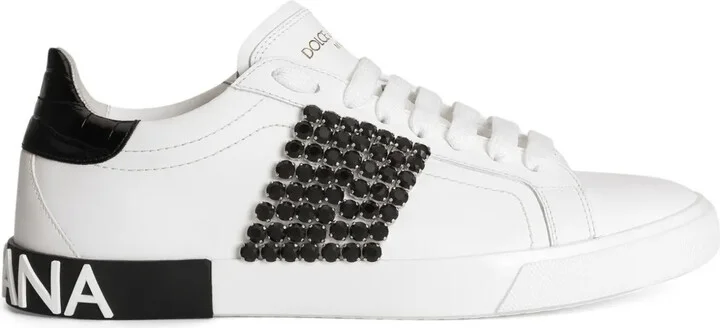 Rhinestone-Embellished Sneakers