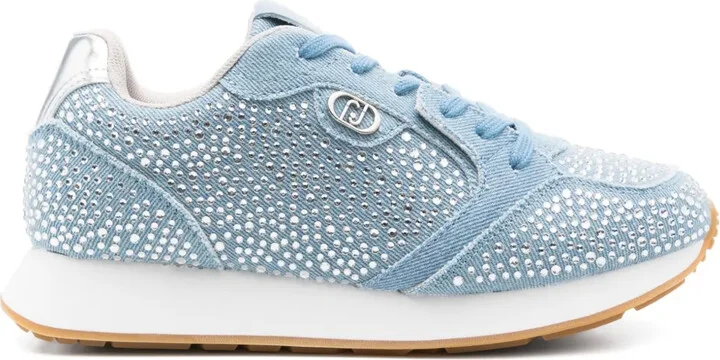 Rhinestone-Embellished Sneakers