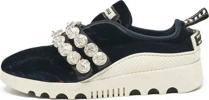 Rhinestone-Embellished Sneakers