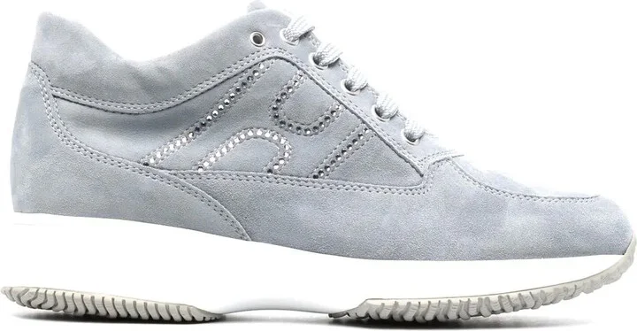 Rhinestone-Embellished Sneakers