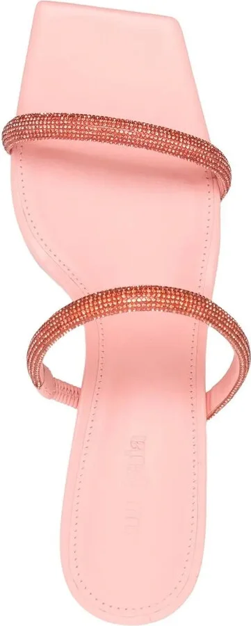 Rhinestone-Embellishment 50mm Sandals - Image 4
