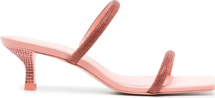 Rhinestone-Embellishment 50mm Sandals