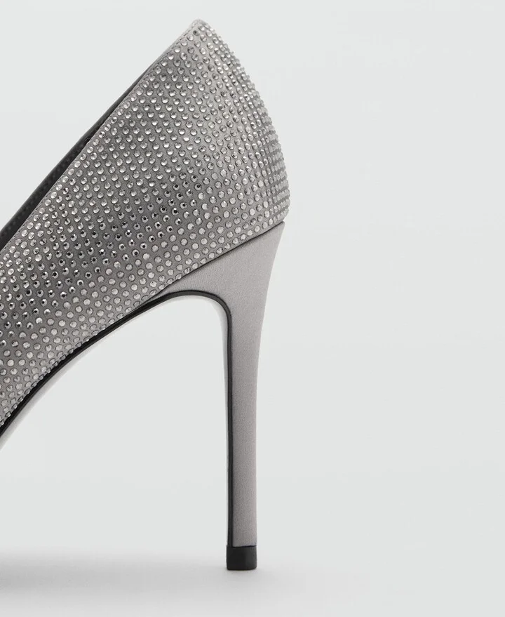 Rhinestone Heel Pump - Image 4