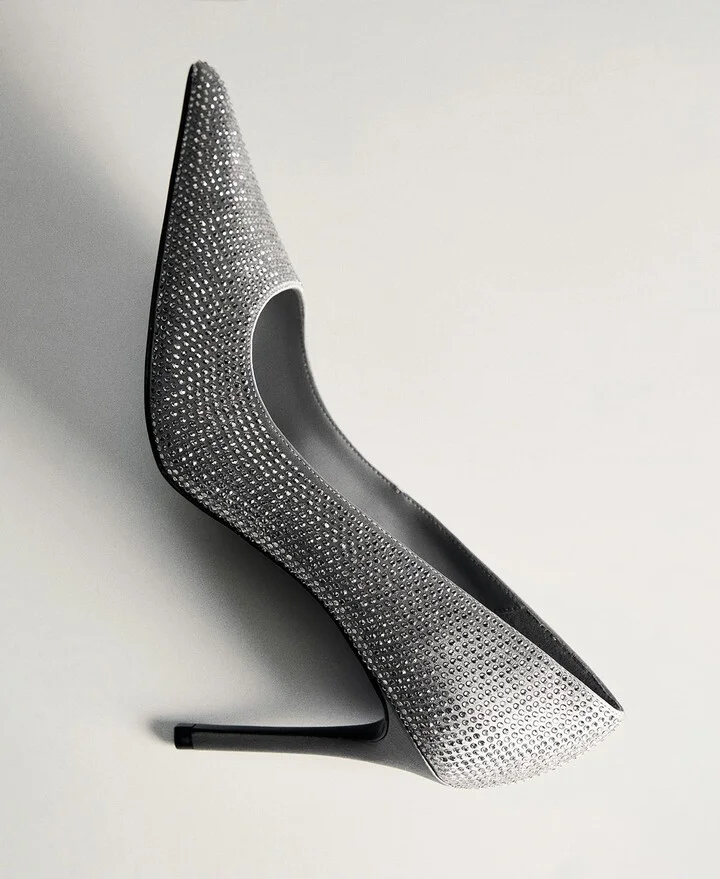 Rhinestone Heel Pump - Image 5