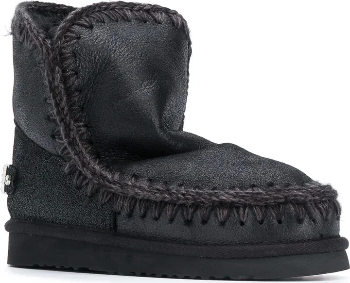 Rhinestone-Logo Boots - Image 2
