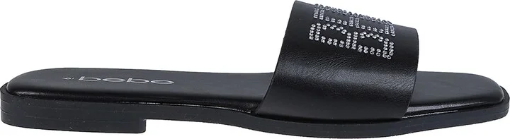 Rhinestone Logo Slide Sandal - Image 4