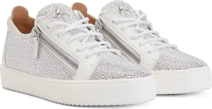 Rhinestone Low-Top Sneakers - Image 2