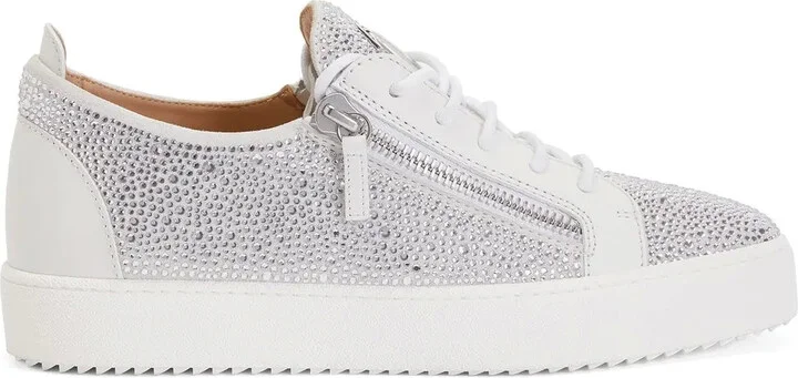 Rhinestone Low-Top Sneakers