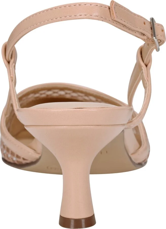 Rhinestone Mesh Slingback Pump - Image 8