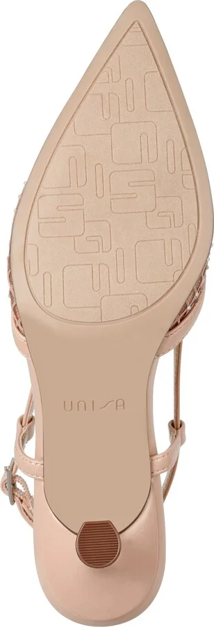 Rhinestone Mesh Slingback Pump - Image 11