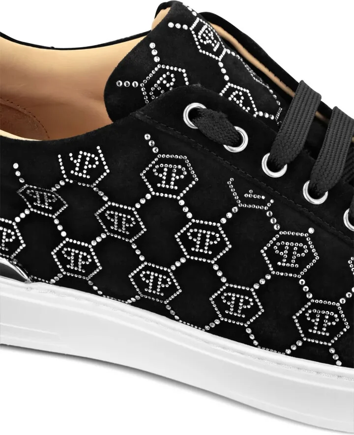Rhinestone Monogram Sneakers - Image 2