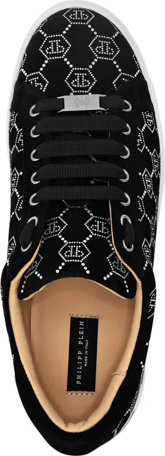 Rhinestone Monogram Sneakers - Image 4