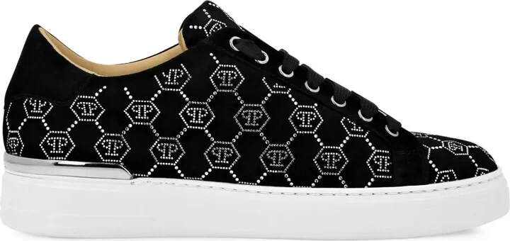 Rhinestone Monogram Sneakers