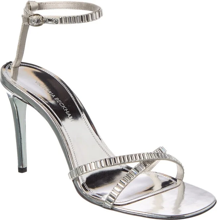 Rhinestone Satin Sandal