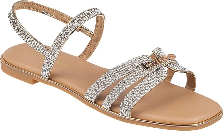 Rhinestone Slingback Sandal