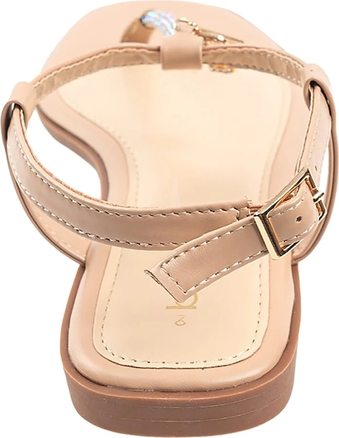 Rhinestone T-Strap Sandal - Image 3
