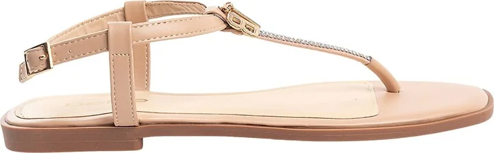Rhinestone T-Strap Sandal - Image 4
