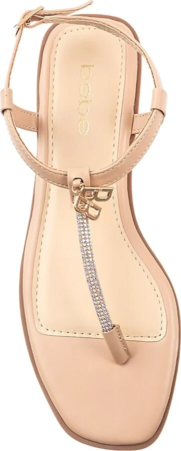 Rhinestone T-Strap Sandal - Image 5