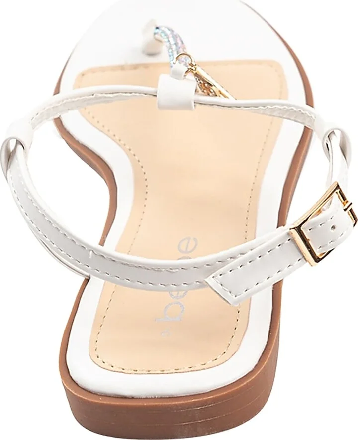 Rhinestone T-Strap Sandal - Image 10