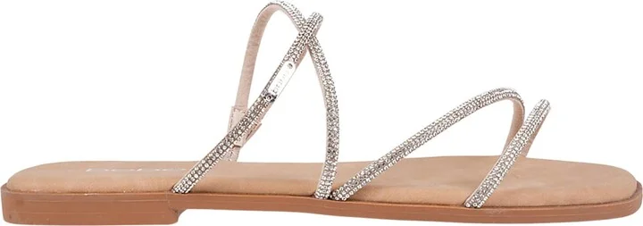 Rhinestone Tubular Slide Sandal - Image 4