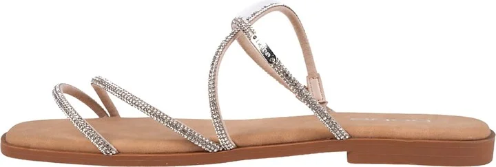 Rhinestone Tubular Slide Sandal - Image 8