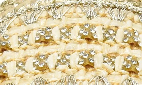 Rhinestone Woven Slide Sandal - Image 6