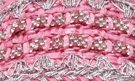 Rhinestone Woven Slide Sandal - Image 11
