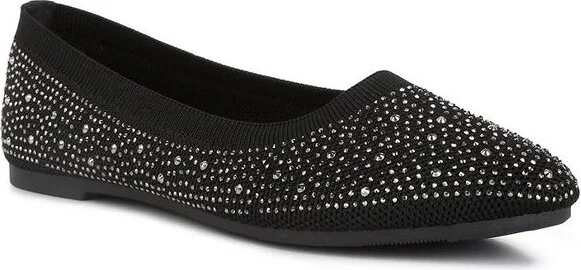 Rhinestones Embellished Ballet Flats Women - Image 2