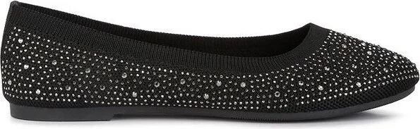 Rhinestones Embellished Ballet Flats Women