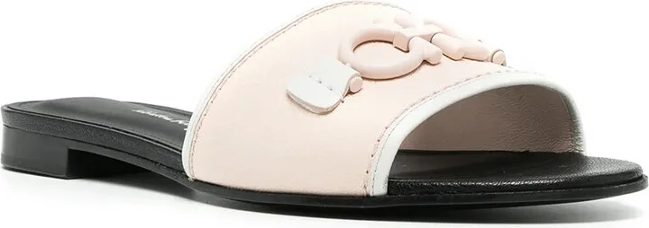 Rhodes Gancini-logo sandals - Image 2
