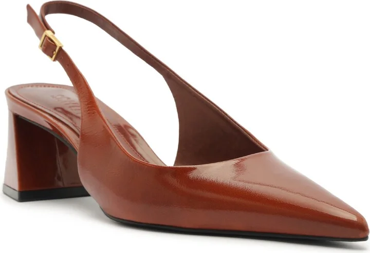 Rhonda Mid Slingback Pointed Toe Pump
