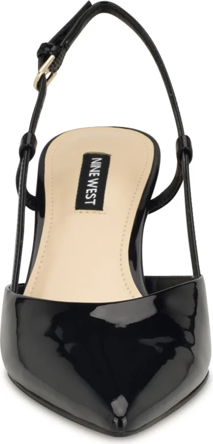 Rhonda Slingback Pointed Toe Kitten Heel Pump - Image 3