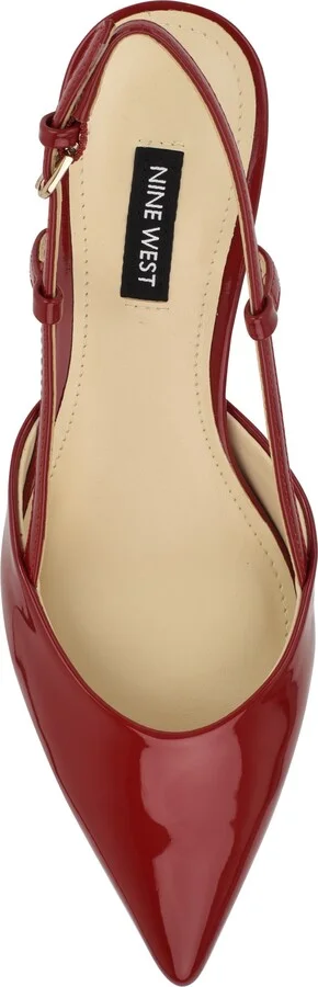 Rhonda Slingback Pointed Toe Kitten Heel Pump - Image 9
