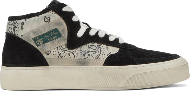 Rhude Black & White Cabriolets Sneakers