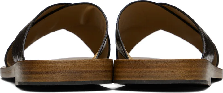 Rhude Brown Barths Sandals - Image 2