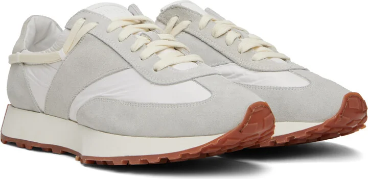 Rhude Gray Rhude Runner Sneakers - Image 4
