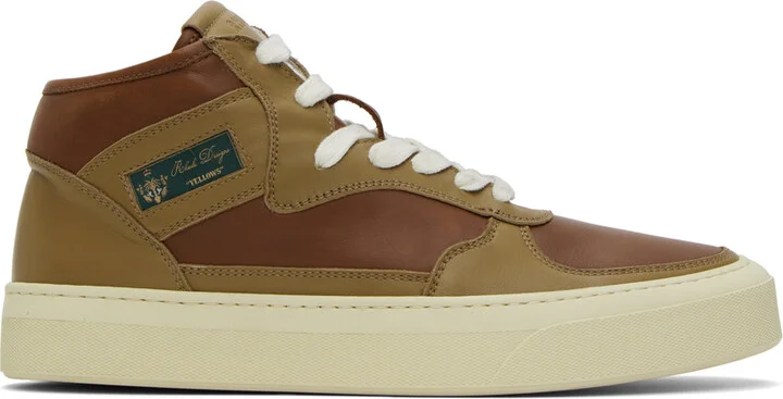 Rhude Khaki & Brown Cabriolets Sneakers
