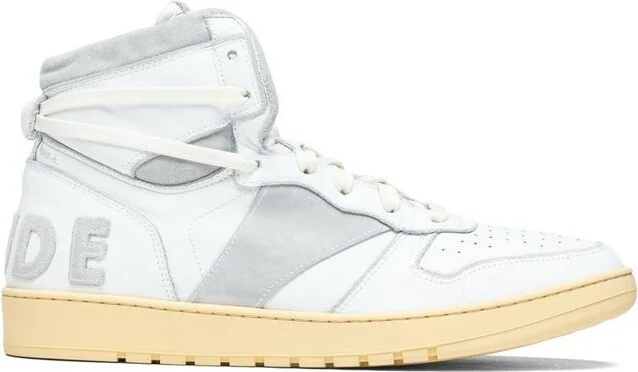 Rhude Logo Patch Lace-Up Sneakers