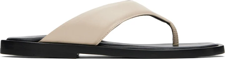 Rhude Off-White Lounge Thong Flip Flops