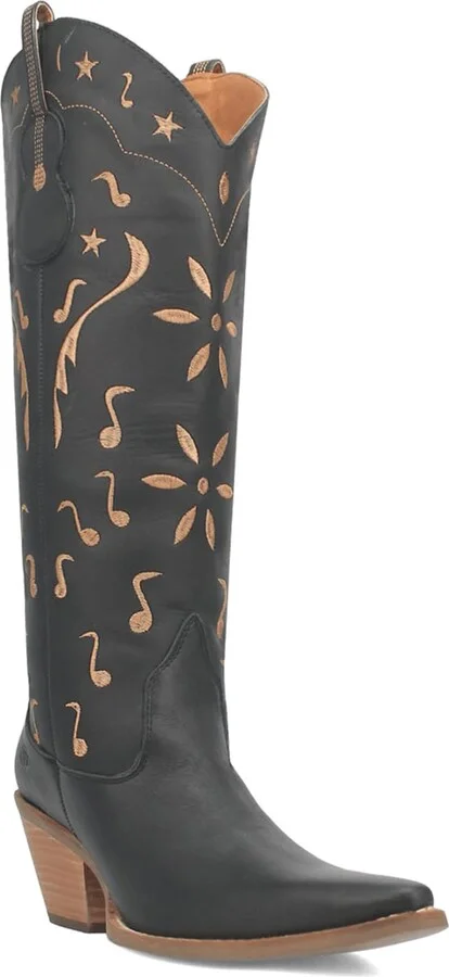 Rhymin Knee High Western Boot