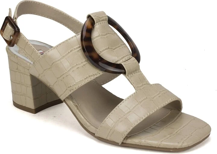 Rialto Women's SAOMI LT Taupe Size 5 Heeled Sandal