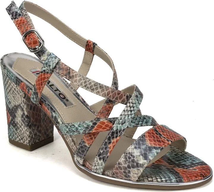 Rialto Women's Weng Multi Exotic Size 5.5 Heeled Sandal