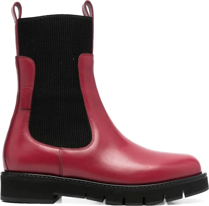 ribbed 40mm Chelsea boots
