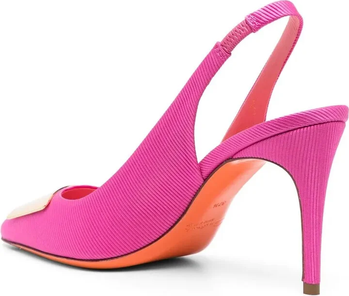 Ribbed-Finish 90mm Pumps - Image 3