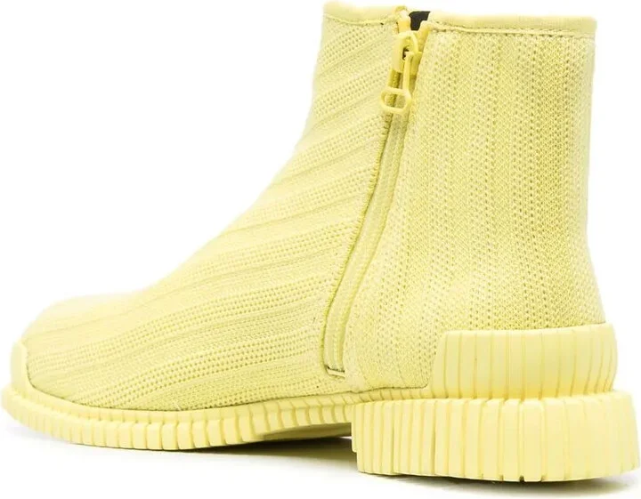 Ribbed-Knit Ankle Boots - Image 3